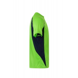 Camisetas de trabajo color Azul marino/verde, ref. 105501_25/61, Velilla