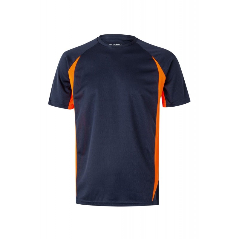 Camisetas de trabajo color Azul marino/naranja, ref. 105501_61/19, Velilla
