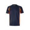 Camisetas de trabajo color Azul marino/naranja, ref. 105501_61/19, Velilla