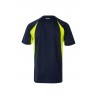 Camisetas de trabajo color Amarillo flúor/navy, ref. 105501_61/20, Velilla