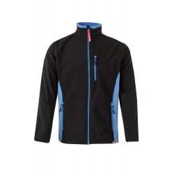 Forro polar laboral color Negro/celeste, ref. 201504_00/05, Velilla