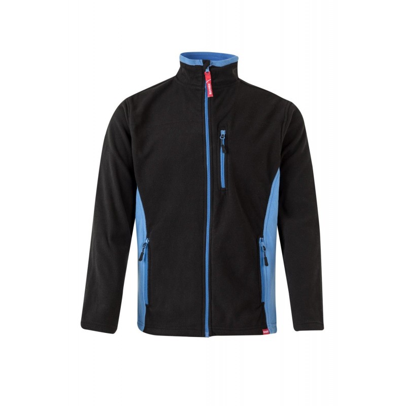 Forro polar laboral color Negro/celeste, ref. 201504_00/05, Velilla