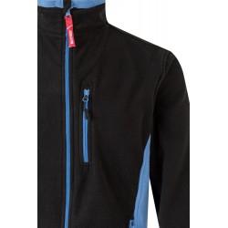 Forro polar laboral color Negro/celeste, ref. 201504_00/05, Velilla