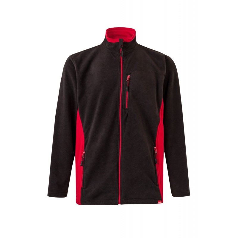 Forro polar laboral color Negro/rojo, ref. 201504_00/12, Velilla