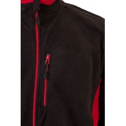 Forro polar laboral color Negro/rojo, ref. 201504_00/12, Velilla