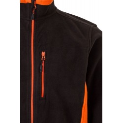 Forro polar laboral color Negro/naranja, ref. 201504_00/16, Velilla