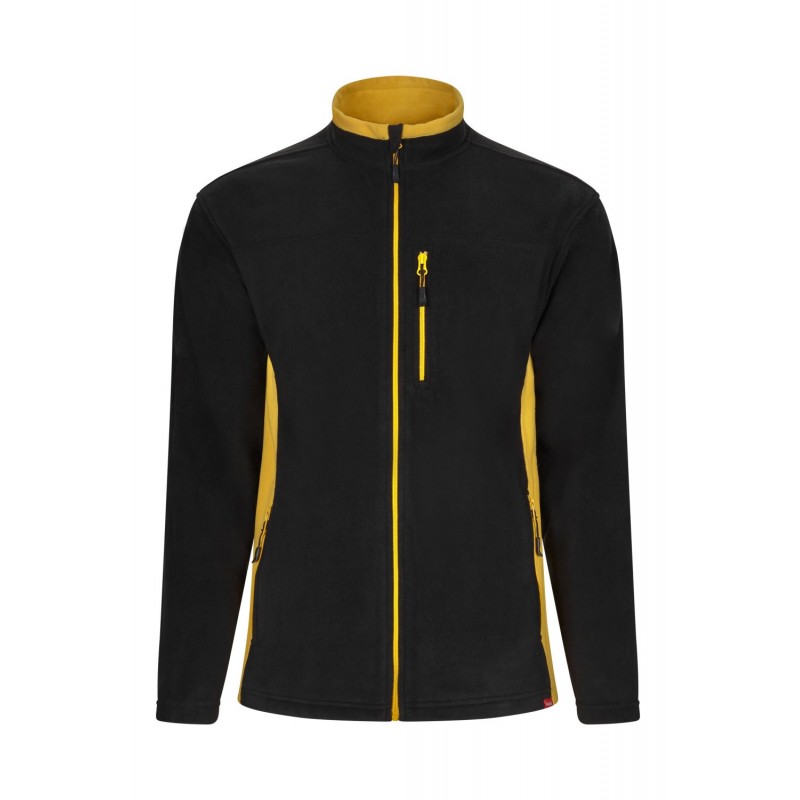 Forro polar laboral color Negro/Amarillo, ref. 201504_00/17, Velilla