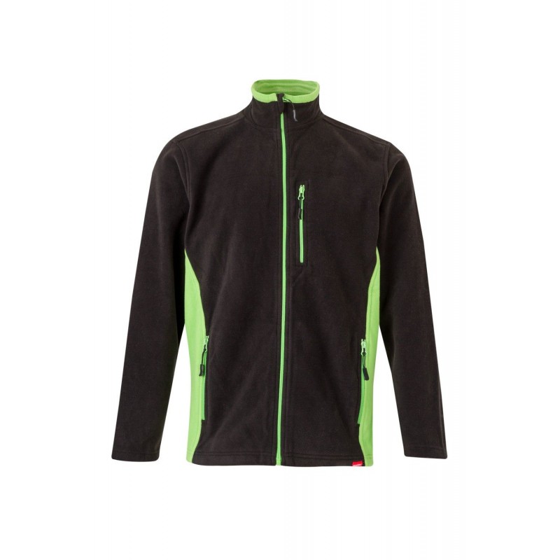 Forro polar laboral color Negro/Verde, ref. 201504_00/25, Velilla