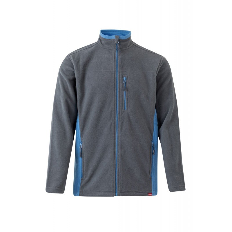 Forro polar laboral color Gris/celeste, ref. 201504_08/05, Velilla