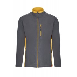 Forro polar laboral color Gris/Amarillo, ref. 201504_08/17, Velilla