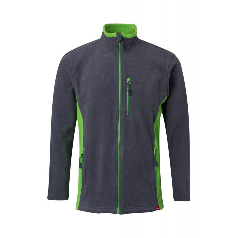 Forro polar laboral color Gris/Verde, ref. 201504_08/25, Velilla
