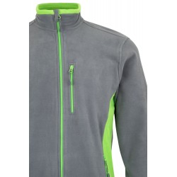 Forro polar laboral color Gris/Verde, ref. 201504_08/25, Velilla