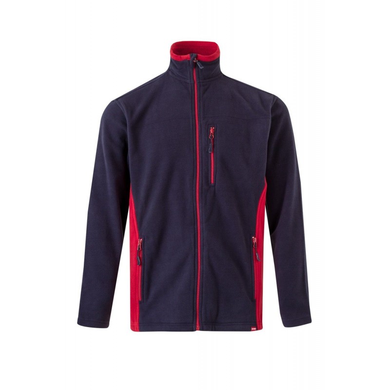 Forro polar laboral color Azul marino/rojo, ref. 201504_61/12, Velilla