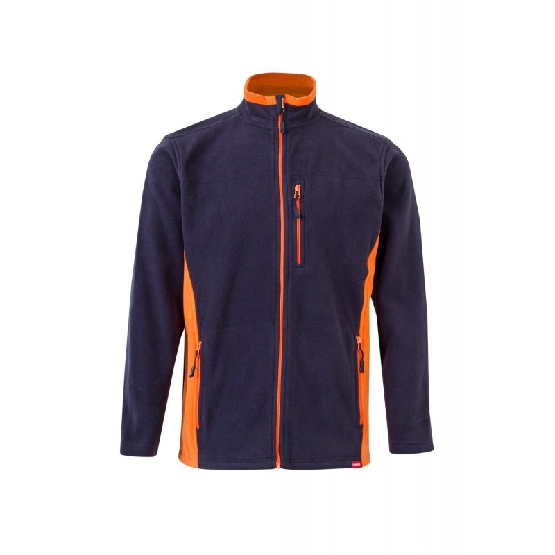 Forro polar laboral color Azul marino/naranja, ref. 201504_61/16, Velilla