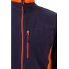 Forro polar laboral color Azul marino/naranja, ref. 201504_61/16, Velilla