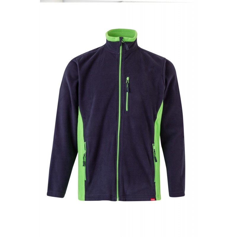 Forro polar laboral color Azul marino/verde, ref. 201504_61/25, Velilla