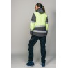Parka alta visibilidad MUJER KINGSMANN STARLIGHT con guata, Gris con Amarillo Flúor 4