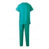 Pijama laboral color Verde unisex, ref. 800_02, Velilla