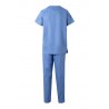 Pijama laboral color Celeste unisex, ref. 800_05, Velilla