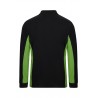 Polo de trabajo color Negro/Verde, ref. 105514_00/25, Velilla