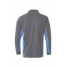 Polo de trabajo color Gris/celeste, ref. 105514_08/05, Velilla