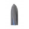 Polo de trabajo color Gris/celeste, ref. 105514_08/05, Velilla