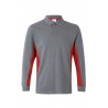 Polo de trabajo color Gris/rojo, ref. 105514_08/12, Velilla