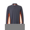 Polo de trabajo color Gris/Naranja, ref. 105514_08/16, Velilla