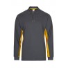 Polo de trabajo color Gris/Amarillo, ref. 105514_08/17, Velilla