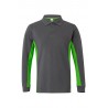 Polo de trabajo color Gris/Verde, ref. 105514_08/25, Velilla
