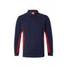 Polo de trabajo color Azul marino/rojo, ref. 105514_61/12, Velilla