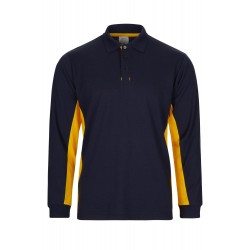 Polo de trabajo color Azul/Amarillo, ref. 105514_61/17, Velilla