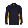 Polo de trabajo color Azul/Amarillo, ref. 105514_61/17, Velilla