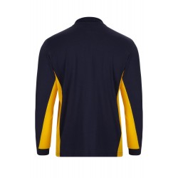 Polo de trabajo color Azul/Amarillo, ref. 105514_61/17, Velilla