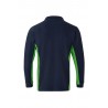 Polo de trabajo color Azul marino/verde, ref. 105514_61/25, Velilla