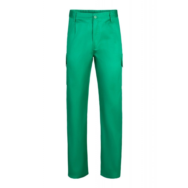 Pantalón laboral multibolsillos color Verde, ref. 345_02, VELILLA