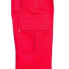 Pantalón laboral multibolsillos color Rojo, ref. 345_12, VELILLA