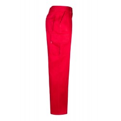 Pantalón laboral multibolsillos color Rojo, ref. 345_12, VELILLA