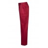 Pantalón laboral multibolsillos color Burdeos, ref. 345_18, VELILLA