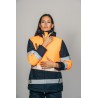 Parka encastrable alta visibilidad MUJER KINGSMANN STARLIGHT, Azul Marino con Naranja Flúor 1