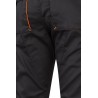 Pantalón de trabajo stretch, refuerzo trasero, color Negro/naranja, ref. 103008S_00/19, Velilla