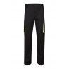 Pantalón de trabajo stretch, refuerzo trasero, color Amarillo flúor/negro, ref. 103008S_00/20, Velilla