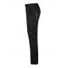 Pantalón de trabajo stretch, refuerzo trasero, color Amarillo flúor/negro, ref. 103008S_00/20, Velilla