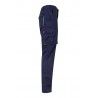 Pantalón de trabajo stretch, refuerzo trasero, color Amarillo flúor/navy, ref. 103008S_01/20, Velilla