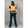 Parka encastrable alta visibilidad MUJER KINGSMANN STARLIGHT, Azul Marino con Naranja Flúor 8