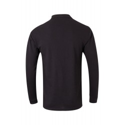 Polo manga larga negro, ref. 105503, Velilla 2