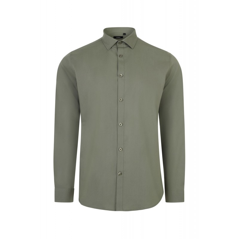 Camisa de trabajo color Verde, ref. 405017S_35, Velilla