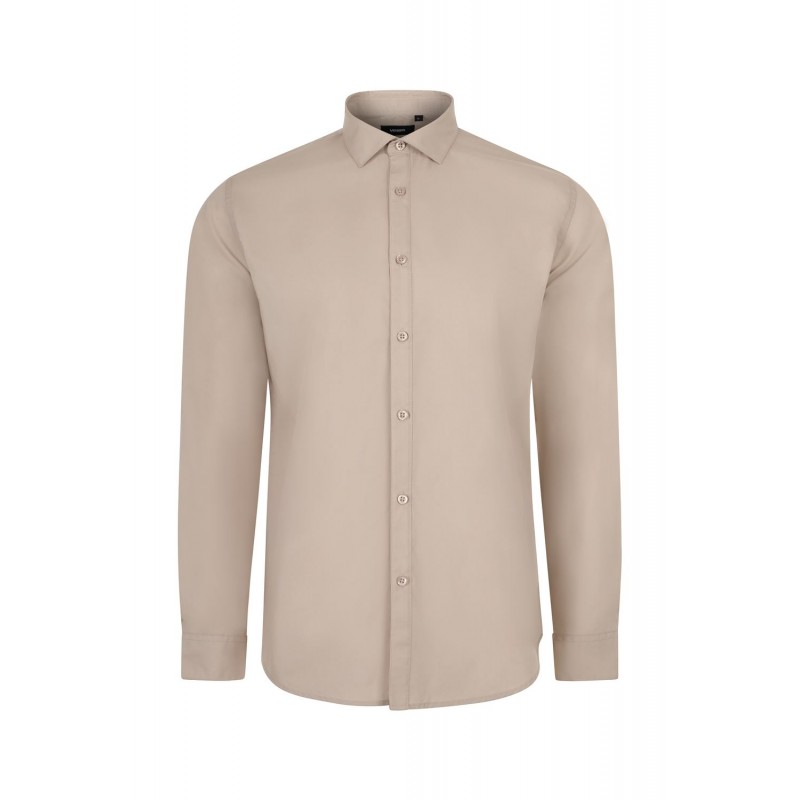 Camisa de trabajo color Beige, ref. 405017S_47, Velilla