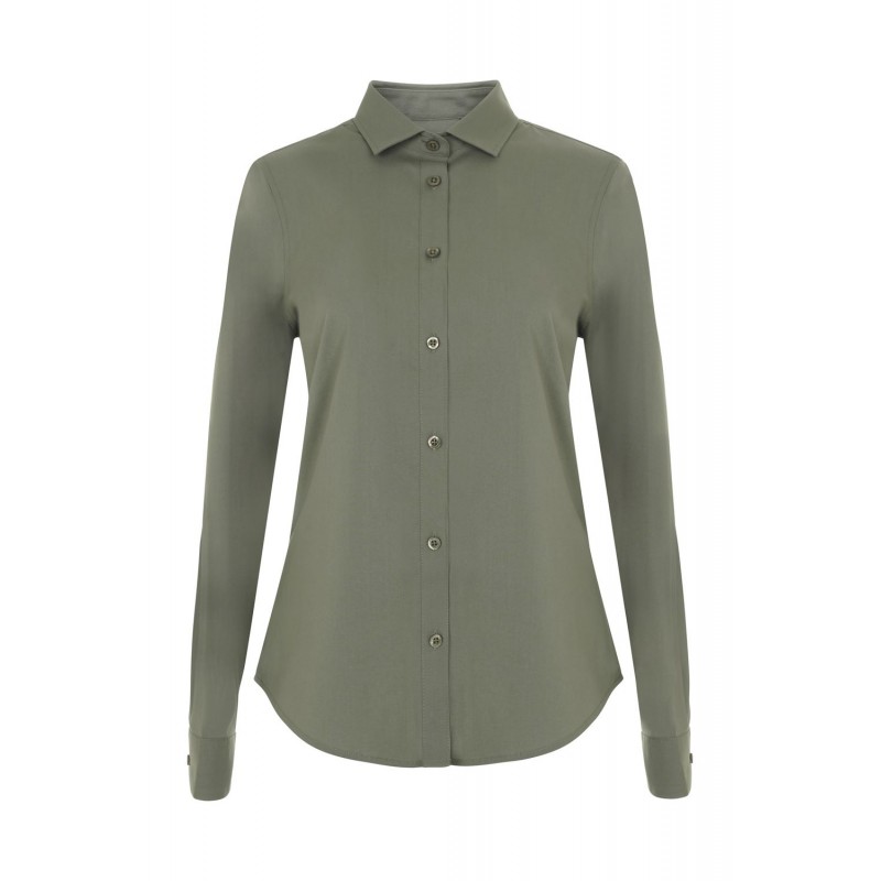 Camisa de trabajo color Verde, ref. 405019S_35, Velilla