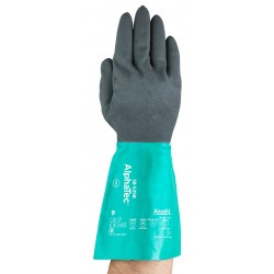 Par de guantes ANSELL AlphaTec 58-530B de 29 cm.